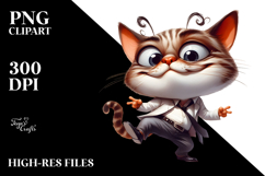 Funny Cat with Bow Tie Product Image 2