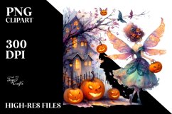 Vibrant Halloween Fairy | Clipart Product Image 3