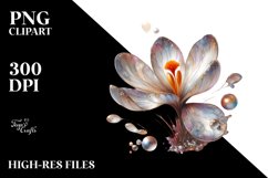 Abstract Shiny Crocus Clipart Product Image 3