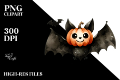 Funny Simple Halloween Bat PNG Product Image 2