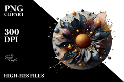 Abstract y Flower Sublimation Clipart Product Image 2