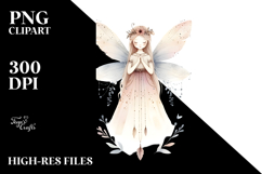 Boho Fairy Watercolor PNG Product Image 2