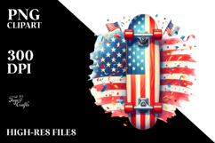 Vintage Skateboard with Confetti Tumbler Product Image 2