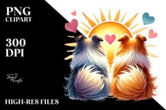 Cute Sun with Heart PNG Product Image 2