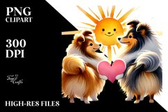 Cute Sun with Heart PNG Product Image 2