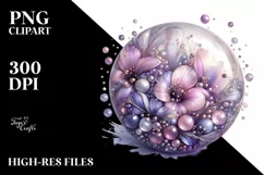 Glossy Violet Made of Transparent PNG Product Image 1