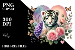 Baby Tiger Heart, PNG Product Image 2