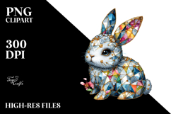 Diamond Bunny PNG Product Image 2