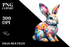 Diamond Bunny PNG Product Image 2