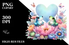Baby Frog Heart, PNG Product Image 2