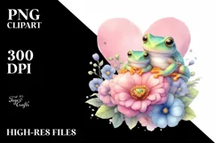 Baby Frog Heart, PNG Product Image 2