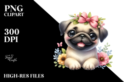 Cute Pug PNG Product Image 2