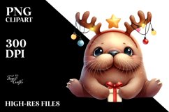 Extremely Expressive Baby Walrus PNG Product Image 1