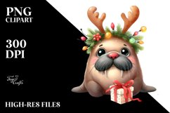 Extremely Expressive Baby Walrus PNG Product Image 1