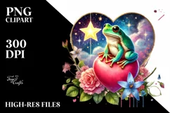 Baby Frog Heart, PNG Product Image 2