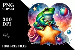 Baby Frog Heart, PNG Product Image 2