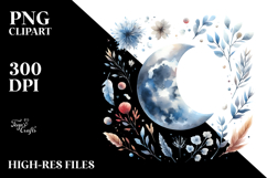 Simple Half Moon, Transparent PNG Product Image 2