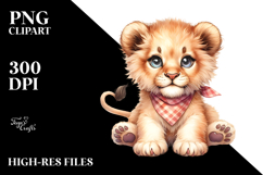 Energetic Lion PNG Product Image 2