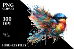 Grungy Bird, High-Res PNG Product Image 2