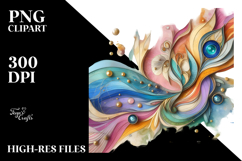 Wooden Stained Iris PNG Product Image 2