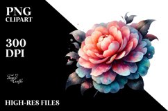 Shiny Camellia Watercolor Product Image 1