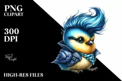 Watercolor Bird Portrait, Transparent PNG Product Image 3