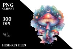 colorful Magical Celestial Astral Mushroom Product Image 3