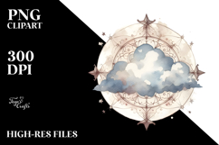 Vintage Cloud Washed Watercolor Product Image 2