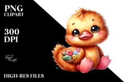 Vibrant Colorful Brownish Plush Duck Product Image 3