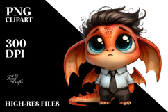 Expressive Confused Caricature-Like Dragon Product Image 2