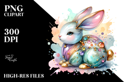 Colorful Bunny PNG Product Image 2