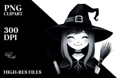 Simple Gothic Witch PNG Product Image 2