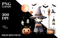 Simple Cute Wizard, PNG Product Image 2