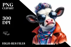 Model Baby Cow, Funny PNG Product Image 1