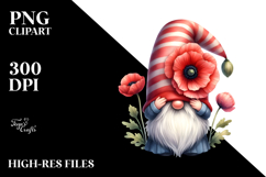 Cute Gnome with Big Hat, Transparent PNG Product Image 2