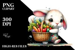 Colorful Autumn Vegetables Basket | Sublimation | Clipart Product Image 3