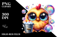 Cute Vibrant Baby Chicken PNG Product Image 2