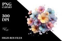 Pastel Shiny Primrose | Sublimation | Clipart Product Image 3