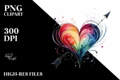 Valentines Floral Heart , Clipart |T-shirt, Mug, Tumbler Product Image 7