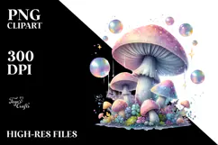 Shiny Magical Mushroom, Transparent PNG Product Image 2