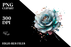 Rose Made of Material PNG Product Image 2