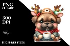 Enthusiastic Baby Mastiff PNG Product Image 1