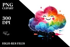 Smiling Cloud PNG Product Image 2