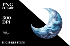 Simple Half Moon, Transparent PNG Product Image 2