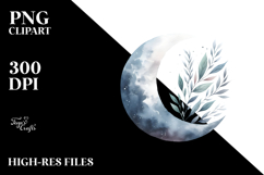 Simple Half Moon PNG Product Image 2