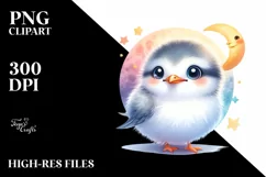 Colorful Smiling Baby Arctic Tern | Clipart Product Image 1
