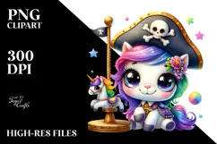 Baby Unicorn Carousel PNG Product Image 2
