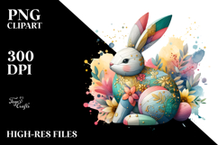 Colorful Bunny, PNG Product Image 2