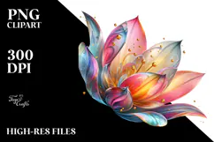 Vibrant Pastel Tulip, Transparent PNG Product Image 2