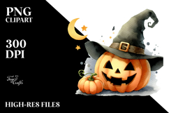 Simple Funny Halloween Pumpkin PNG Product Image 2
